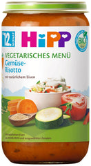 HiPP Organic Meals a partir de 12 meses Risotto con verduras, paquete de 6