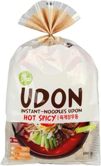 Allgroo Udon Instant Noodles - Sopa Udon picante, preparación rápida - Contiene 3 porciones - 1 x 690g