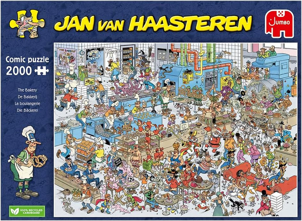 Jan Van Haasteren, The Bakery, puzzle jigsaw 2000 piese adulți Puzzle Naty Shop