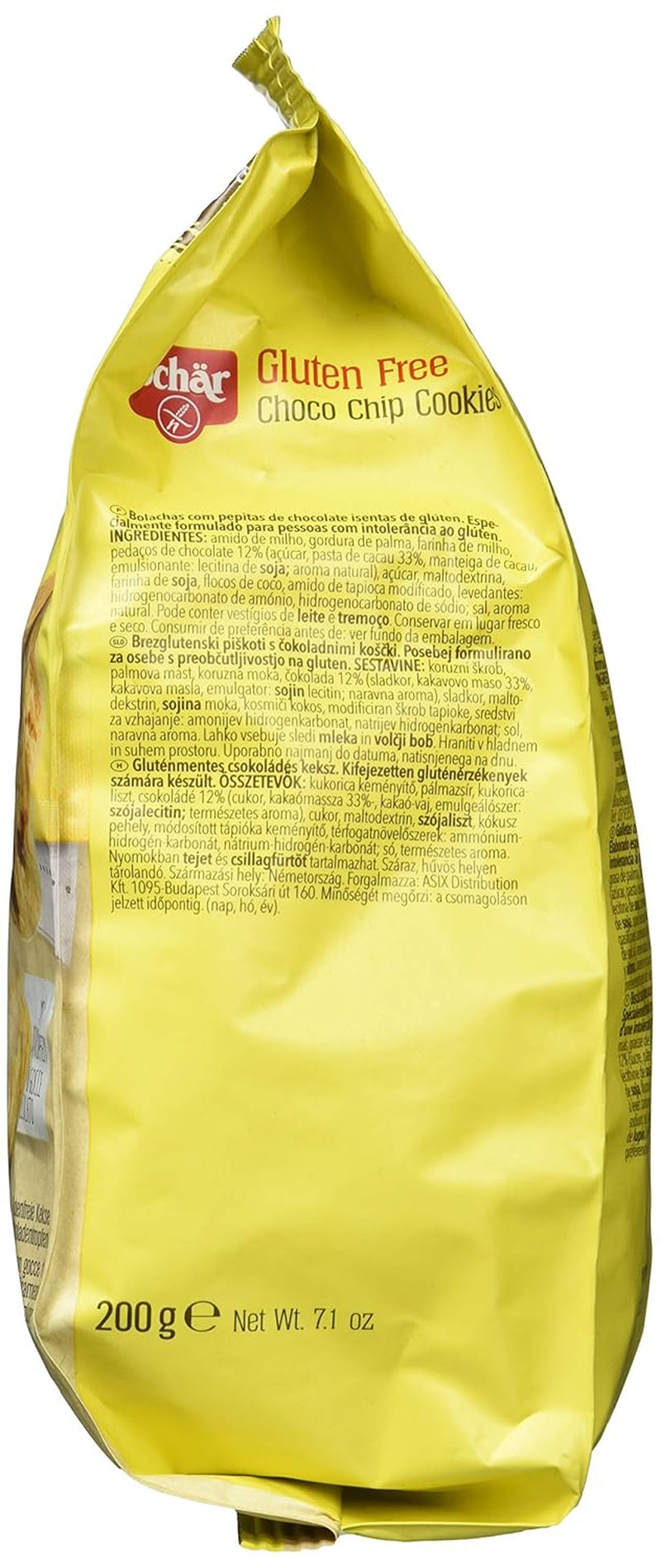 Fursecuri cu ciocolată fără gluten, 200g