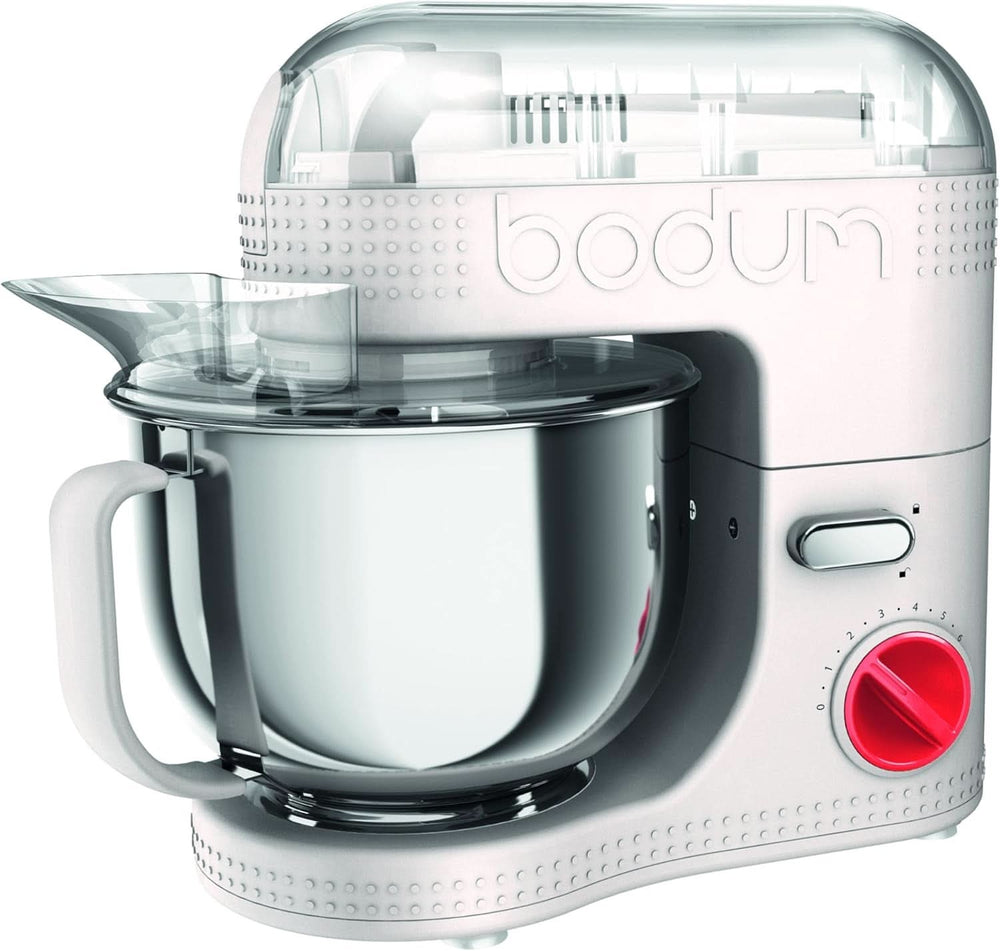 Bodum Bistro Elektrische Küchenmaschine, 4,7 L, 4,7 litros, Weiß Madre e hijo Naty Shop Weiß