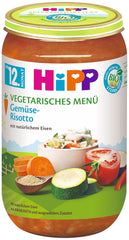 Menús Hipp ecológicos a partir de risotto de verduras 12 meses, pack de 6 Madre e Hijo Naty Shop Default Title