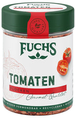 Fuchs Gewürze - Tomaten Flocken - Gewürz für Ofenfeta oder tomatigen Geschmack in Saucen - Ingredientes naturales - 40 g en wiederverwendbarer, recyclebarer Dosis