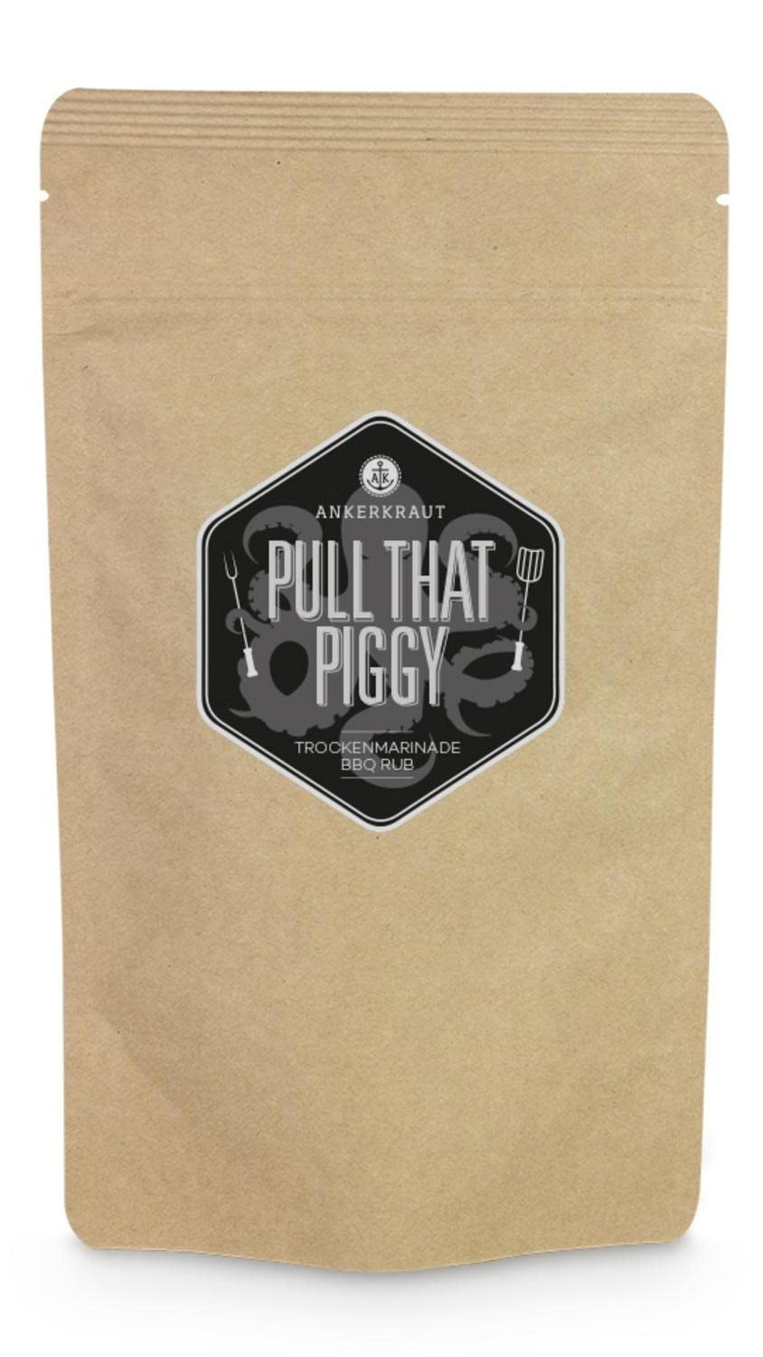Ankerkraut Pull that Piggy, cerdo desmenuzado BBQ-Rub, Gewürzmischung zum Grillen, 220 g im Streuer