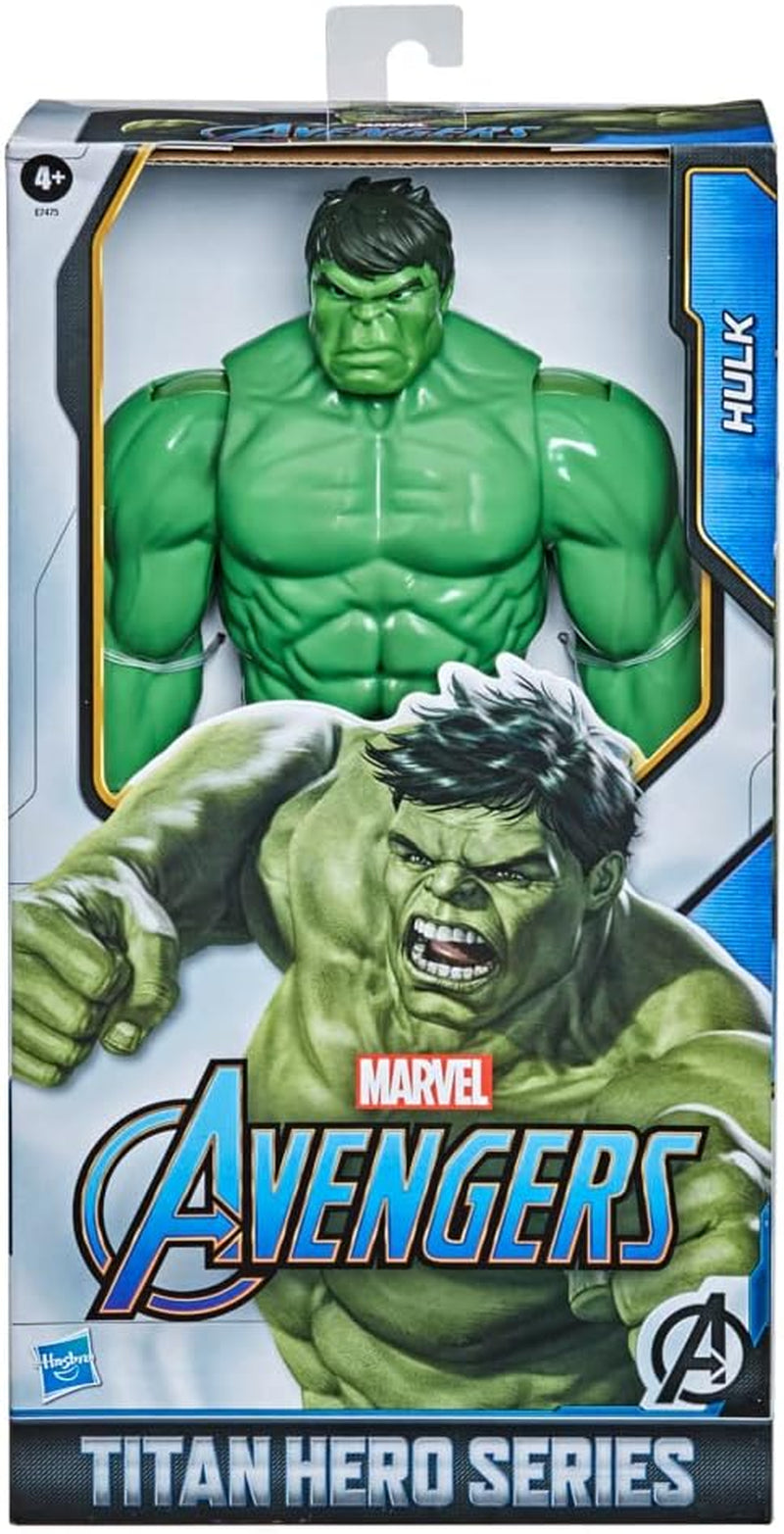 Hasbro E74755L2 Marvel Avengers Titan Hero Series Blast Gear Deluxe Hulk Figura de acción 30 cm Grande Juguete inspirado en Marvel Comics para niños 4+ Figuras de acción Naty Shop