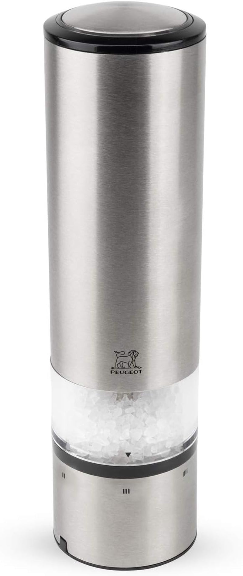 PEUGEOT Elis Sense set râșniță electrică piper/sare, înălțime: 20 cm, oțel inoxidabil, argintiu Rasnite si Feliatoare Naty Shop Salzmühle