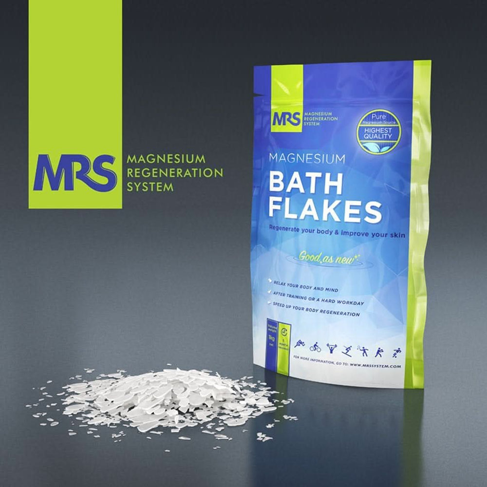 MRS Copos de Cloruro de Magnesio 100% natural - Sales de baño ideales para pediluvio, baño completo y contra la carencia de magnesio - 4 Kg Ducha y Baño Naty Shop
