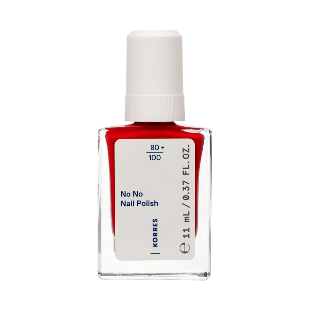 KORRES No No base de esmalte de uñas - base 10% vegana sin liberación, para un color duradero y resistente a las astillas, 11 ml - uñas cuidadas de forma natural, sin sustancias nocivas