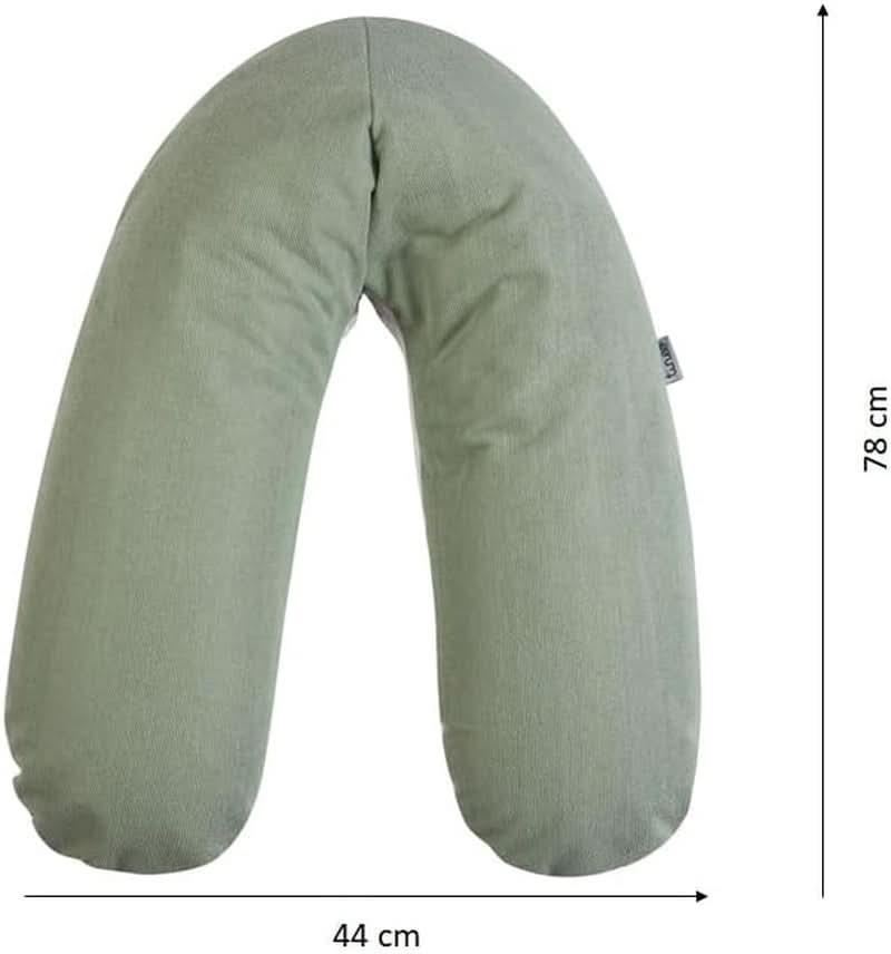 Almohada de embarazo - Almohada de lactancia - Almohada multifuncional 2 en 1 - Funda desenfundable 78 X 44 cm Accesorios Alimentación y Lactancia Bebe Naty Shop