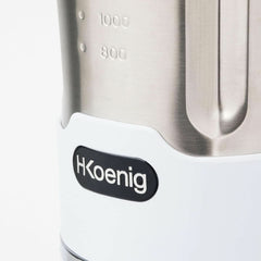 H.KOENIG MXC36 Suppenzubereiter/Mixer/Ice-Crusher/Koch- Und Mixfunktion/Bis 1.7 L/Bis 900 W/Edelstahlgehäuse / Mother and Child Naty Shop