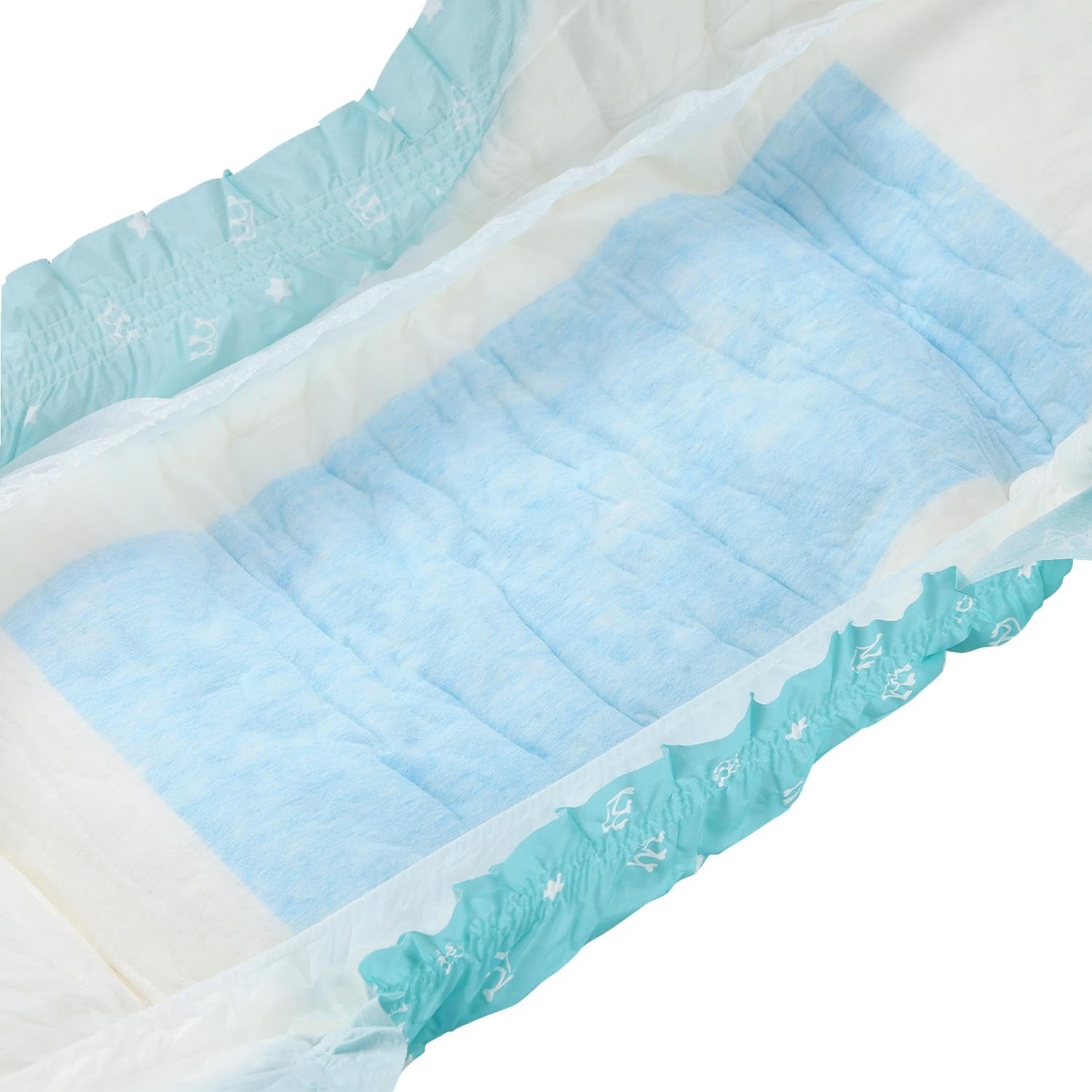 CutiePlusU Pañales para Adultos Paquete de 2 Bragas Desechables para Incontinencia con Solapas para Mujeres y Hombres Máxima Absorbencia Durante la Noche - Principito (Mediano 71-96 cm)