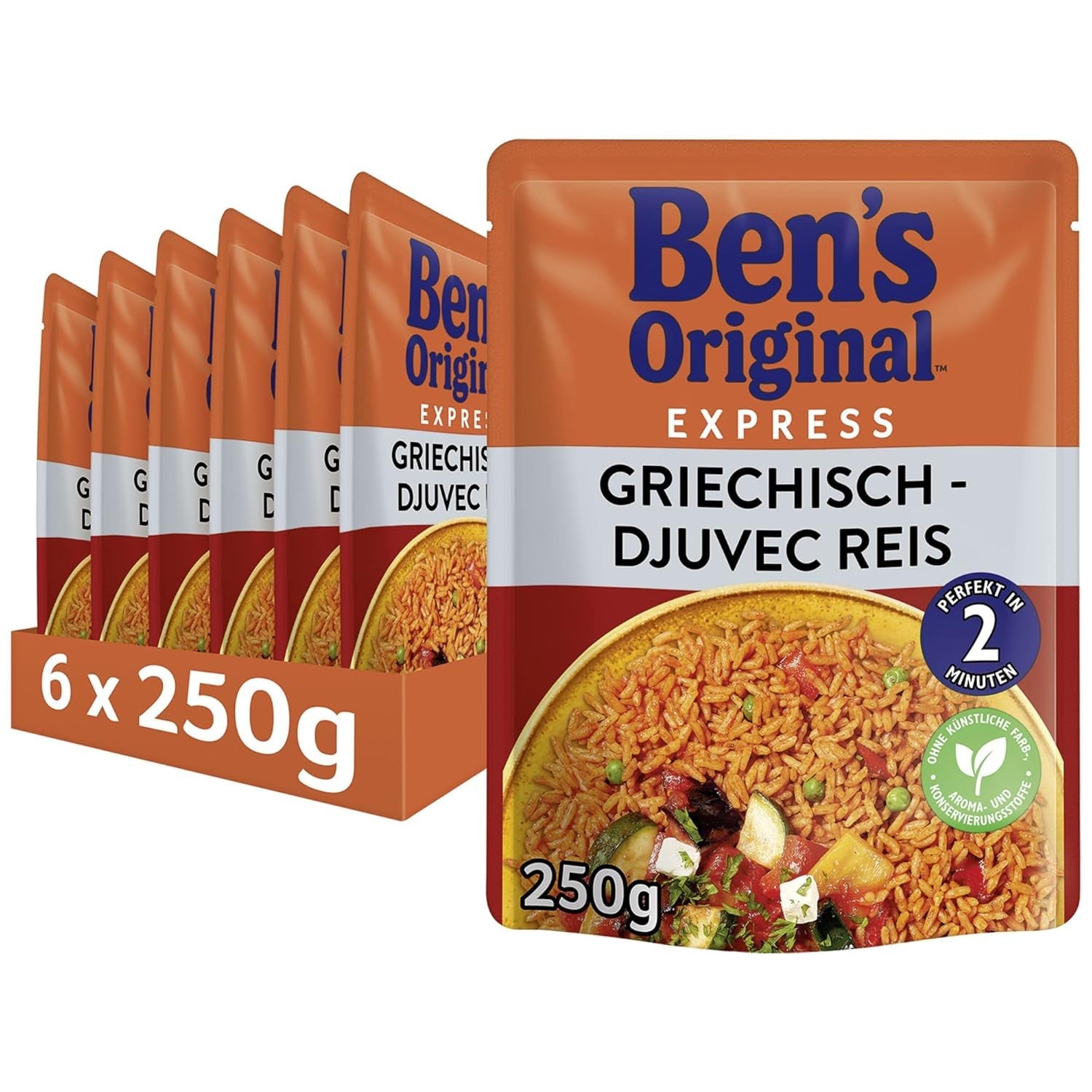 Orez expres BEN'S ORIGINAL™ Mediteranean 6 x 220g