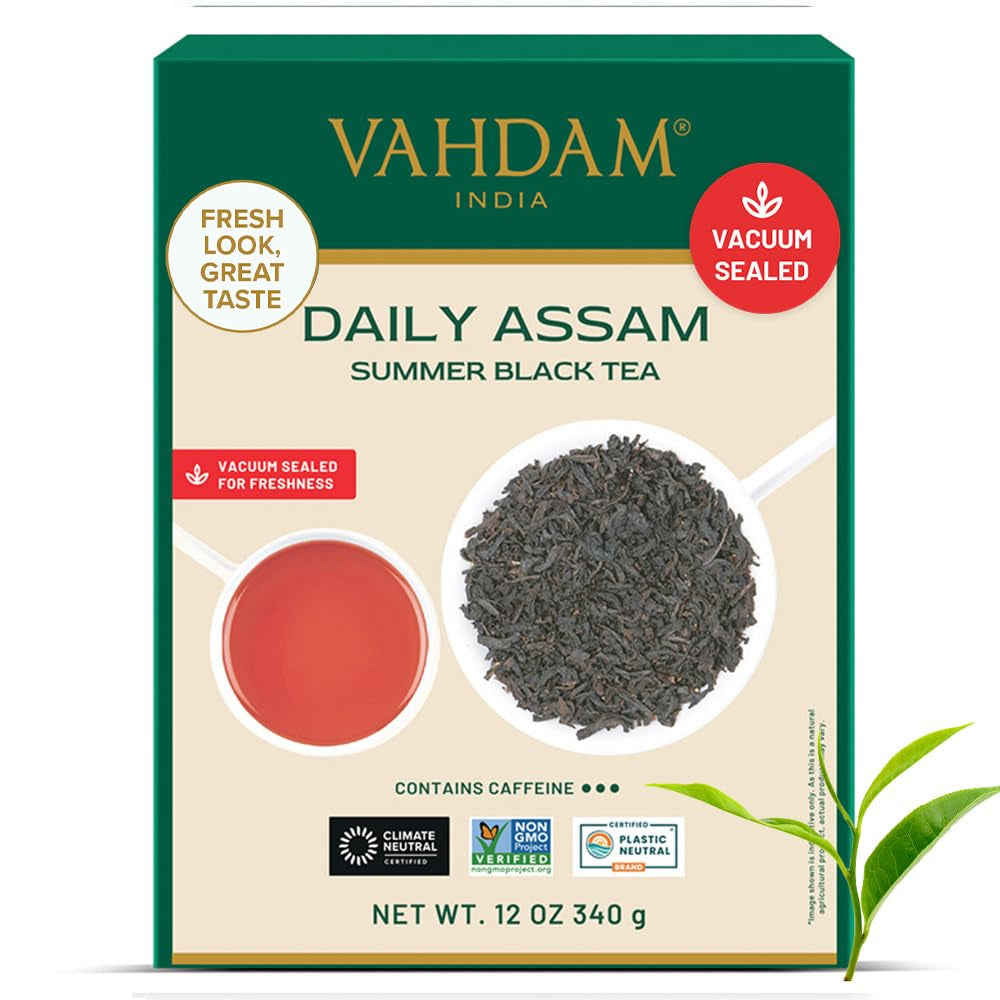 VAHDAM, ceai verde Himalayan (100 g) Ceai verde 100% pur din Himalaya | Fără gluten | Direct de la sursă din India | Preparare fierbinte/rece | Ceai verde vrac