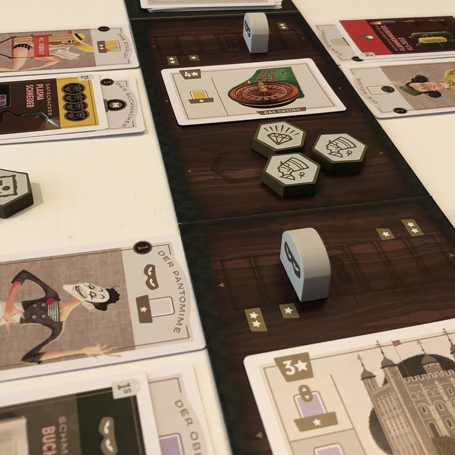 Juegos Feuerland Spiele Caper Europe, 216 mm x 216 mm x 70 mm, neutro/clásico (negro, blanco, gris)