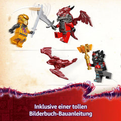 LEGO NINJAGO Super Storm Flyer de Ras y Arin - Juguete con dron, tiradores, palas y motores - Incl. 3 minifiguras de ninjas de rol - Set de construcción para niños y niñas a partir de 8 años 71833 Juegos de construcción Besuche den LEGO-Store