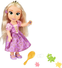 Muñeca Rapunzel Cantante Princesas Disney 35 Cm, Canta "Veo la Luz", Incluye accesorios para más diversión, Perfecta para niñas mayores de 3 años, Morado Muñecas Naty Shop