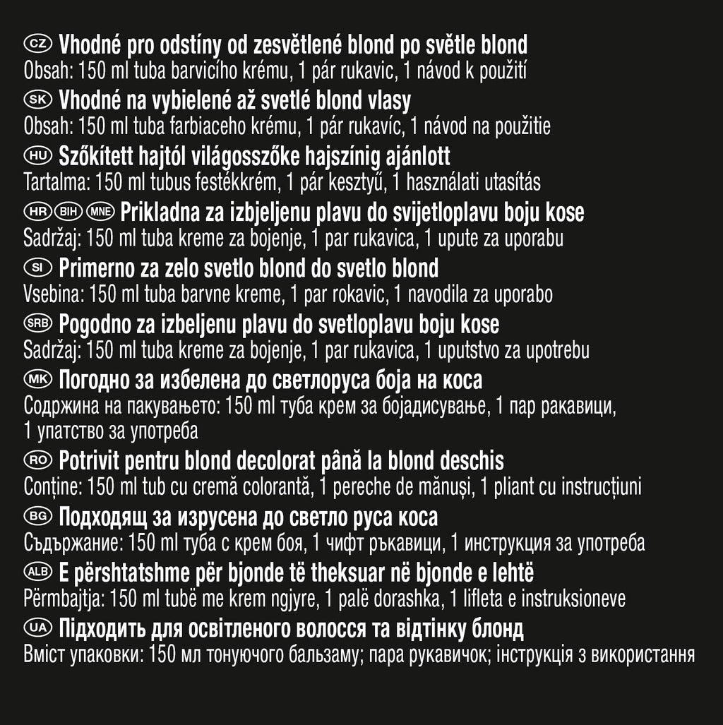 Syoss Wash Out Temporary Hair Colour Platinum Blonde (150 ml), vopseaua de păr lavabilă reînvie culorile, nuanța durează până la 8 spălări ale părului Vopsea pentru par Naty Shop