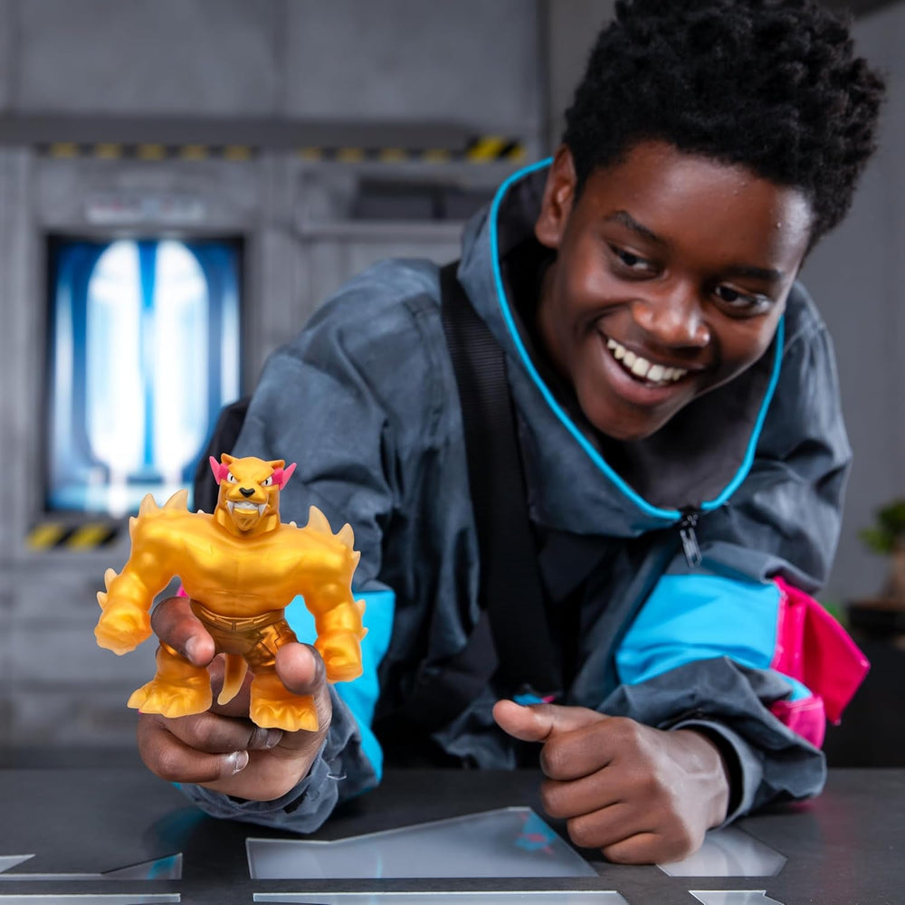 MRBEAST LAB 24738 Figură elastică Eroii lui GOO JIT Zu, Panteră legendară pliabilă Action figures Naty Shop