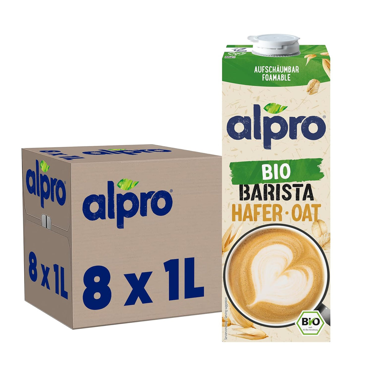 Alpro Bio Barista Haferdrink - 8 x 1 l