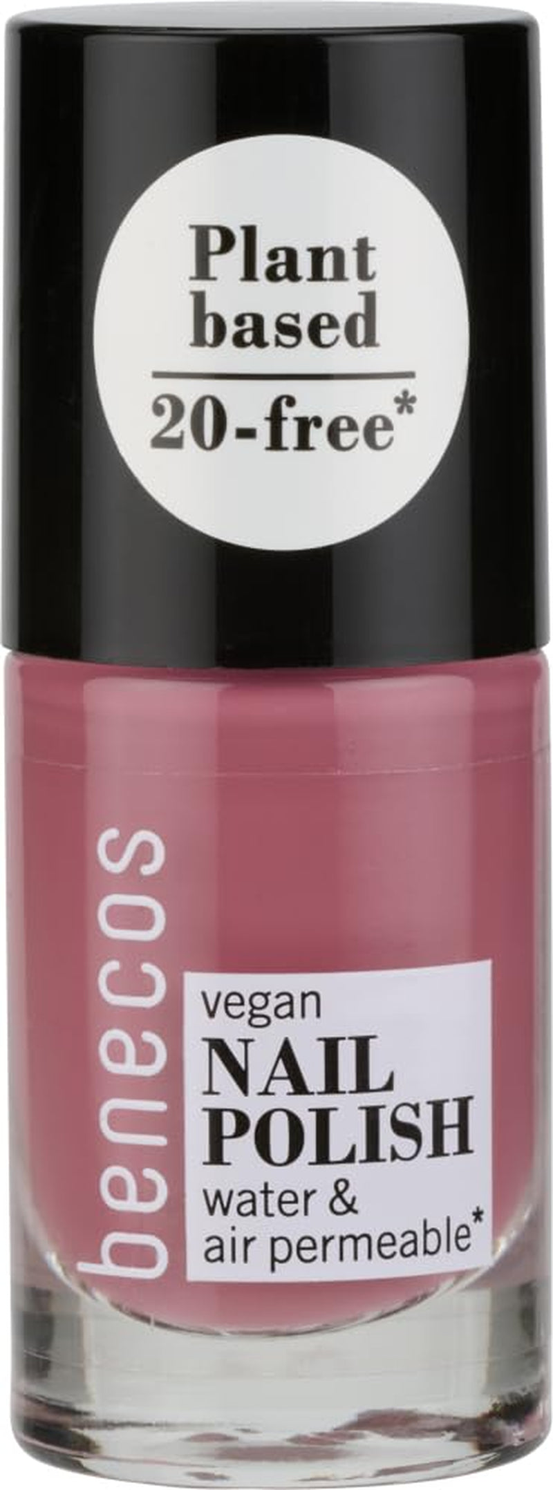 Benecos 20-Free Esmalte de uñas vegano misterioso - Esmalte de uñas a base de plantas - Secado rápido y larga duración - Permeable al agua - Enriquecido con biotina - 5 ml