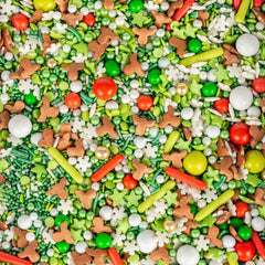 Super Streusel Hohoho, chispas navideñas, 90 gramos Sprinkles Naty Shop