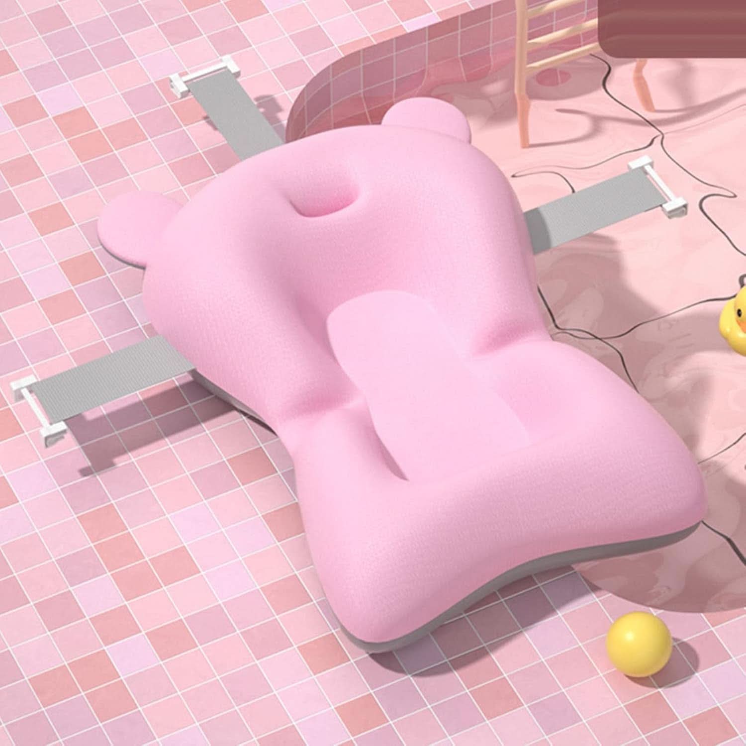 Almohada de apoyo para el baño del bebé, antideslizante, suave, de secado rápido, ajustable, para madre y bebé Naty Shop