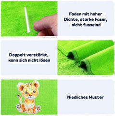 Poncho de baño infantil Oeko TEX, 100% algodón Madre e Niño Naty Shop