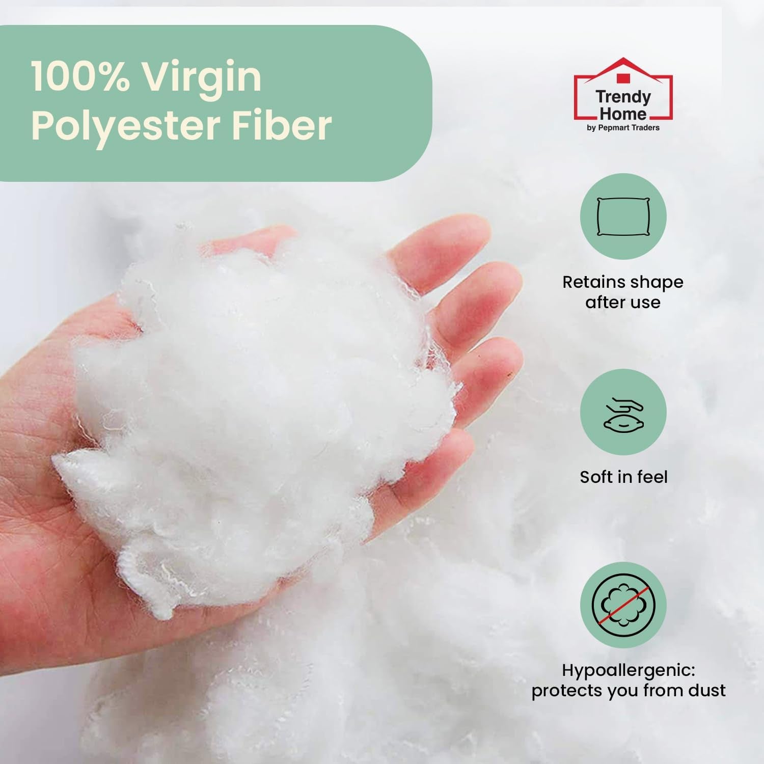 Inserție de pernă decorativă Trendy Home, hipoalergenică, cu suport lombar, pentru casă, exterior, canapea, lavabilă la mașină, 30,5 x 50,8 cm