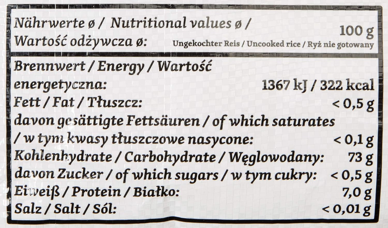 Arroz aromático RICEFIELD, grano largo, 1 paquete (1 x 18 kg)