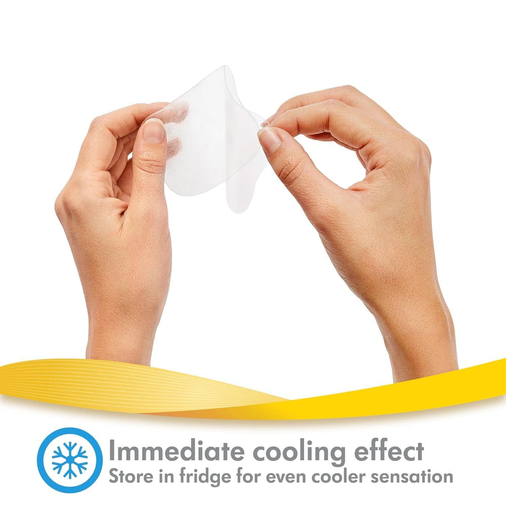 Compresas de hidrogel Medela - alivio y enfriamiento inmediato para pezones doloridos - reutilizables - paquete de 4 compresas esterilizadas envueltas individualmente Accesorios Alimentación y Lactancia Bebe Naty Shop