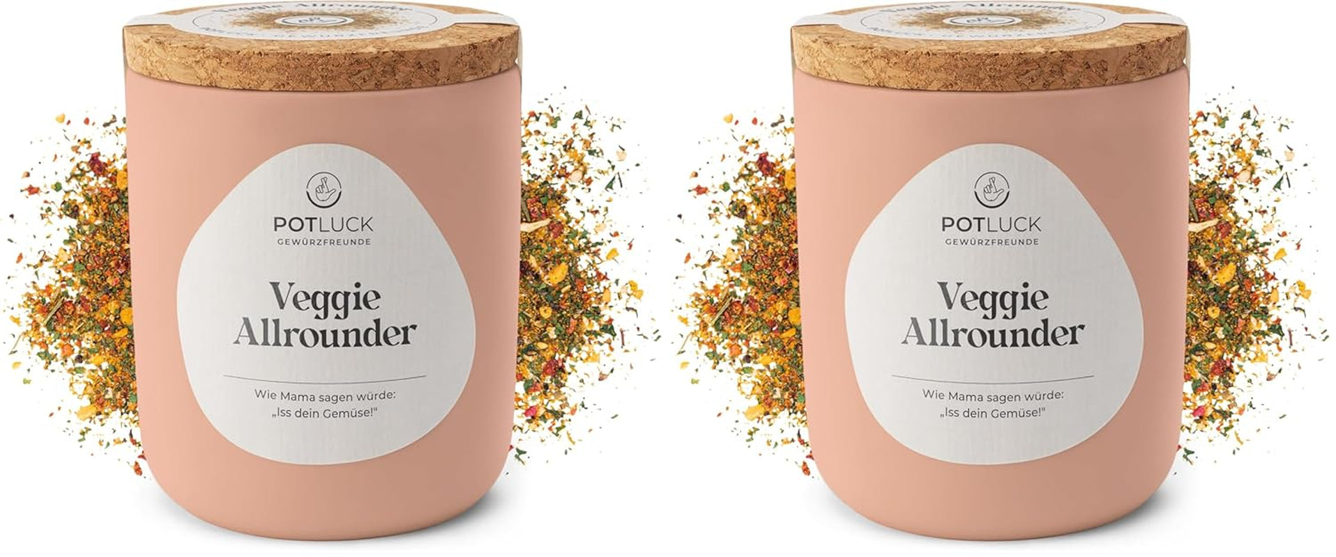 Comida compartida | Especia Stullen | Gewürzzubereitung im Keramiktopf | 60 gramos | Vegano, sin gluten y con ingredientes naturales