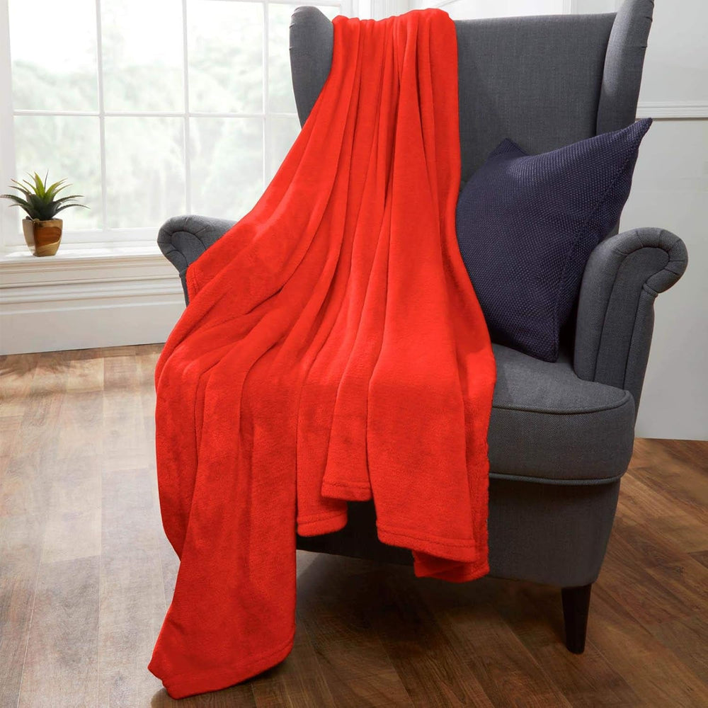 Brentford's Colcha de forro polar ultra suave, gris plateado, doble grande - 150 x 200 cm Camas y mantas Beuche den Brentfords-Store Coral 120 x 150 cm