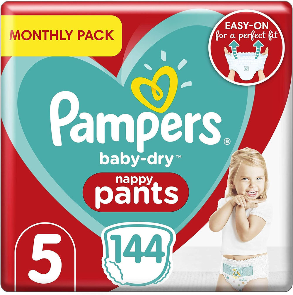 Pampers (versión antigua), bragas, talla 4, 9 kg-15 kg, paquete de tres (1 x 88 pañales)