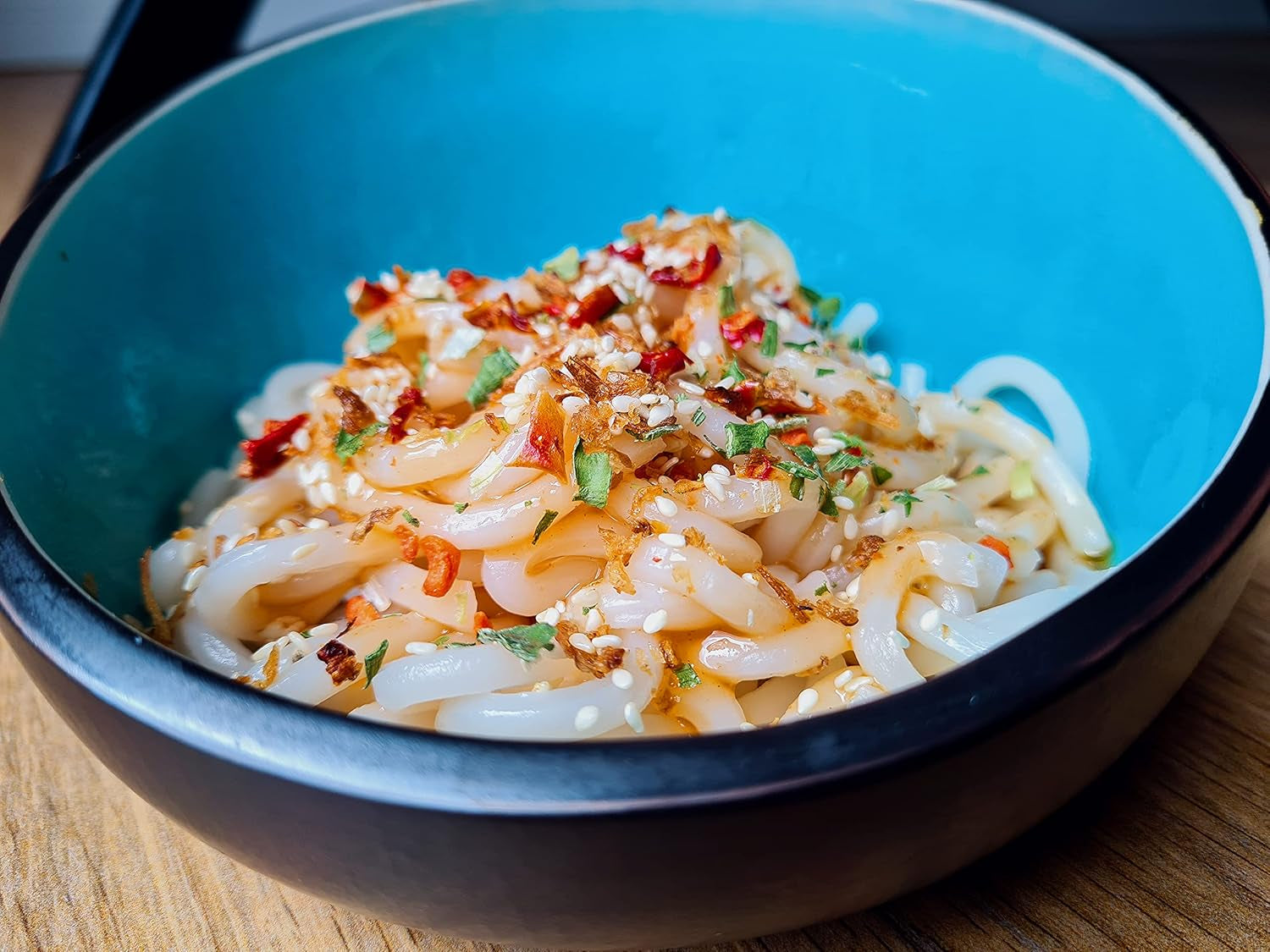 Tazón de udon agridulce, comida preparada para microondas, 240 g