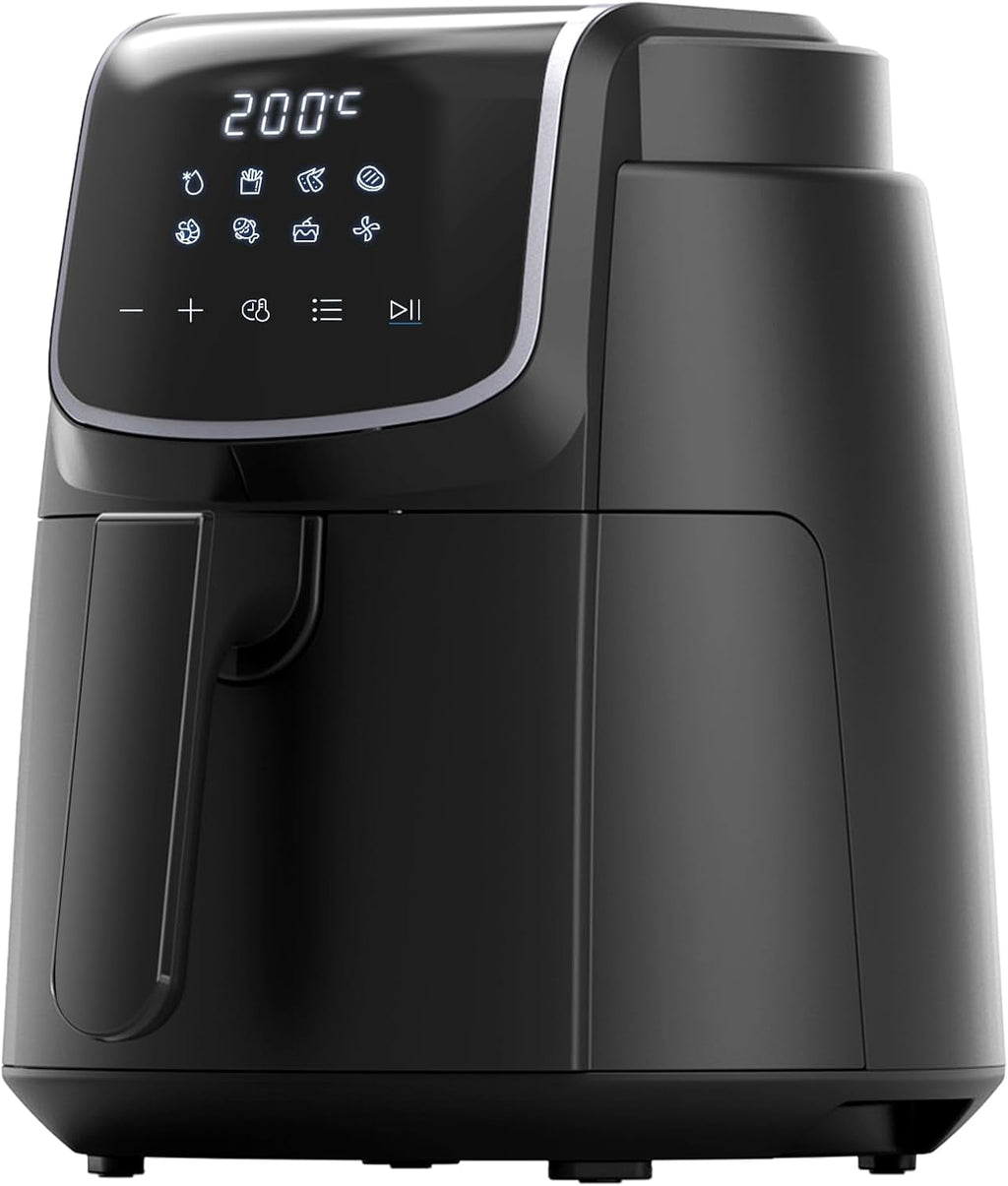 Midea Hot Air Fryer 2L, 1150W Airfryer, fără ulei, Hot air fryer, Funcție de oprire automată Electrocasnice Naty Shop 4L