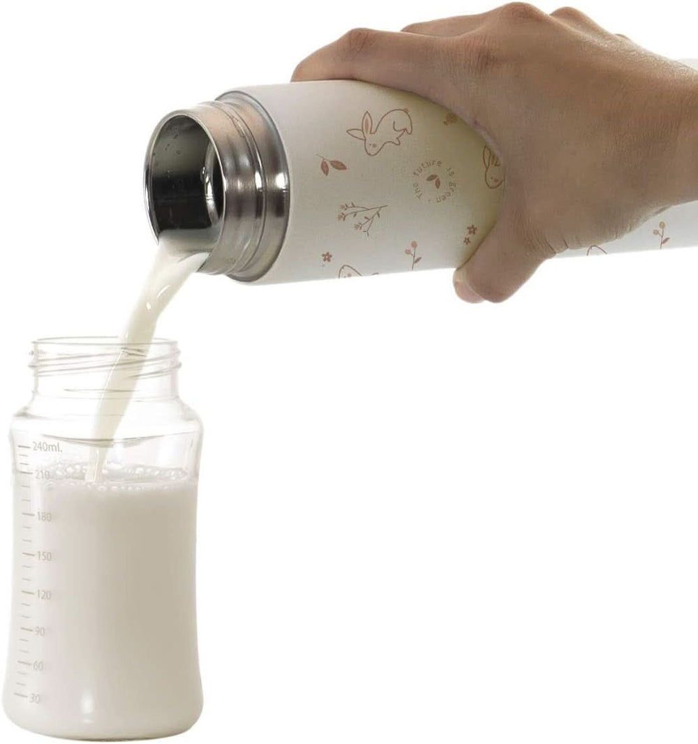 Miniland NATUR THERMOS BUNNY - termo, 450 ml para papilla, multicolor Accesorios Alimentación y Lactancia Tienda Bebe Naty