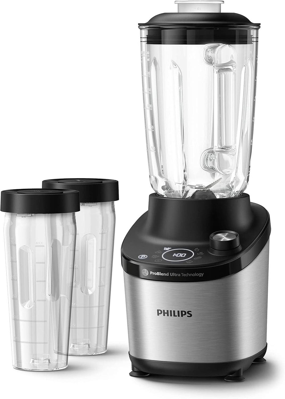 Batidora PHILIPS Serie 7000 HR3760/00, 2l, 1500W, 12 velocidades, negra Cocina Naty Shop