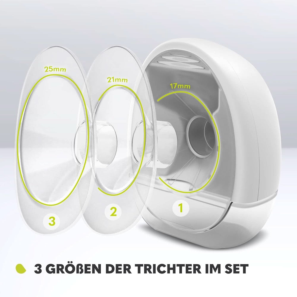 Sacaleches eléctrico LIONELO Fidi Free 2, modo masaje, 5 niveles de intensidad Accesorios Alimentación y Lactancia Tienda Bebe Naty