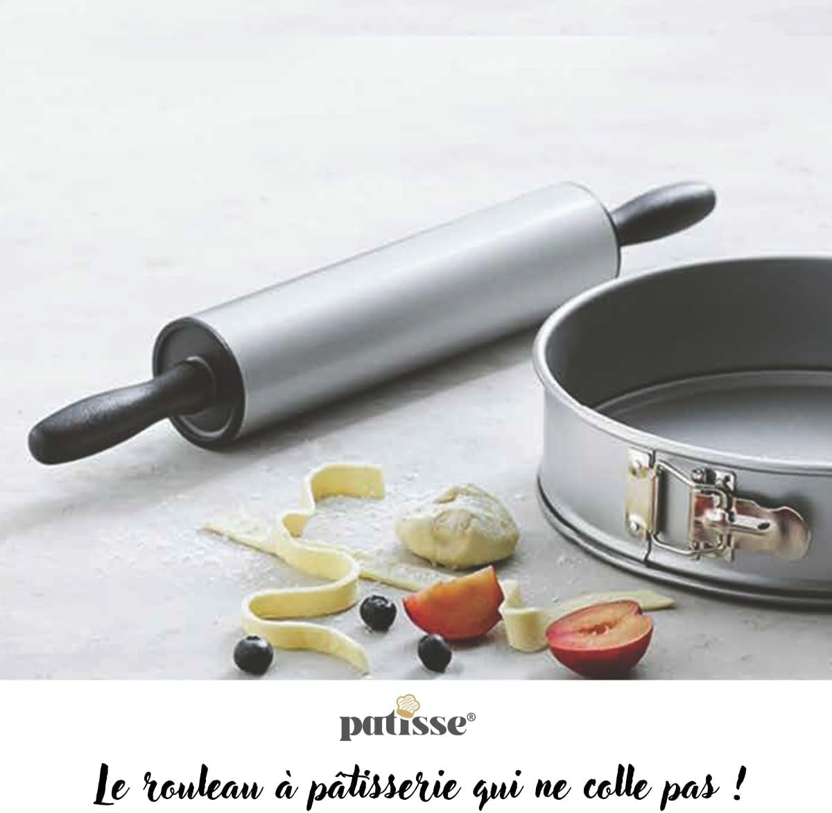 03650 Teigroller, Antiadherente 25 cm