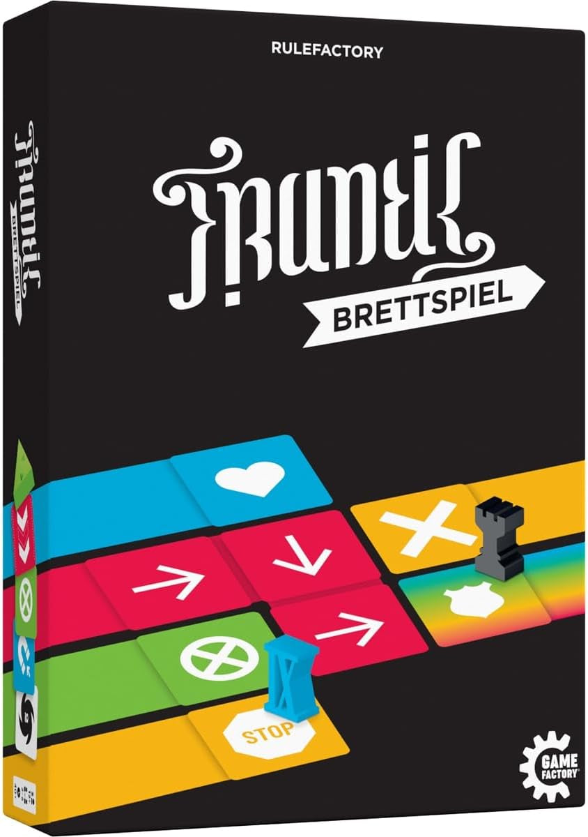 Game Factory 646076 Juego de mesa Frenetic Stealth Racer Un atrevido juego de fiesta para 2-6 jugadores de 12 años en adelante