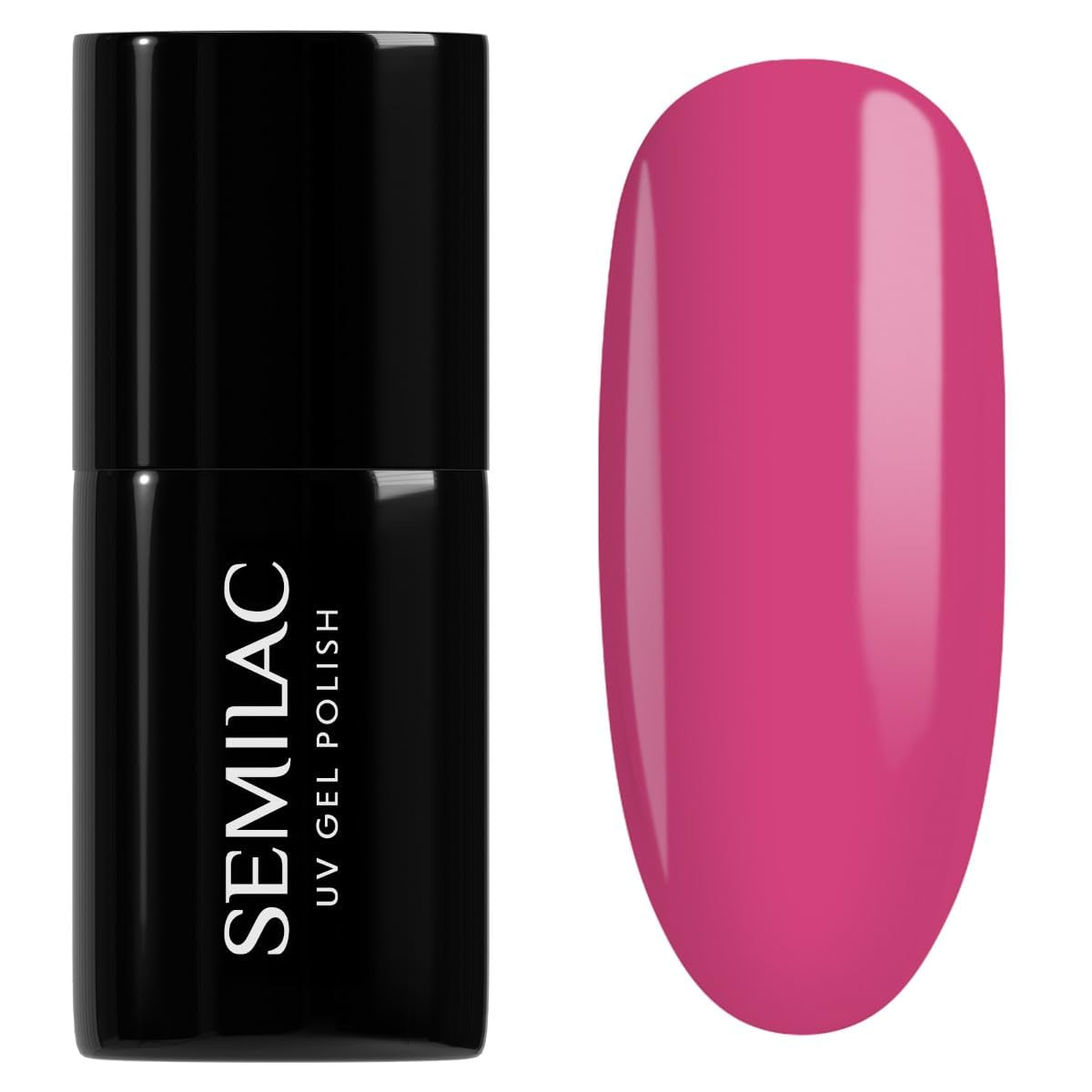 Semilac UV Nagellack Hybrid 404 Muffin de Frijoles Negros 7ml Kollektion Sabores de Otoño