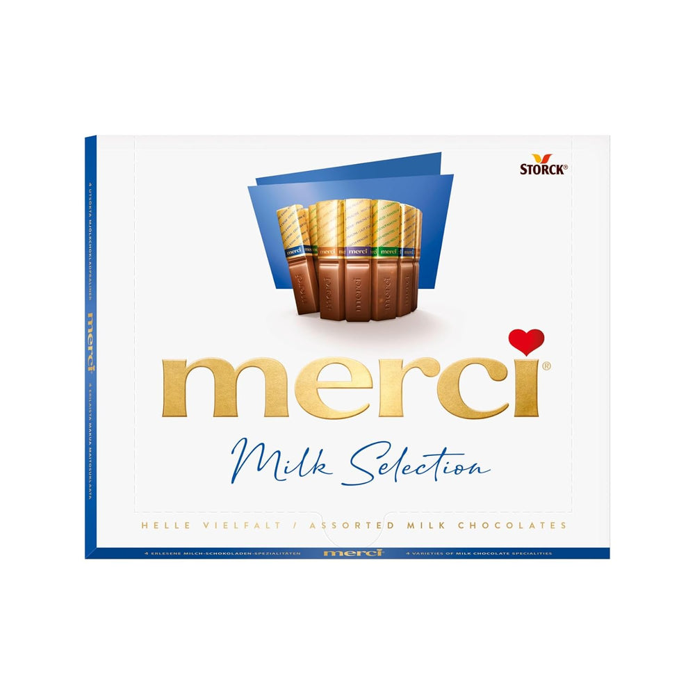 merci Variedad Mousse au Chocolat Finest Selection – 1 x 210 g – Especialidades Exquisita Mousse de Chocolate – Bombones rellenos y sin relleno