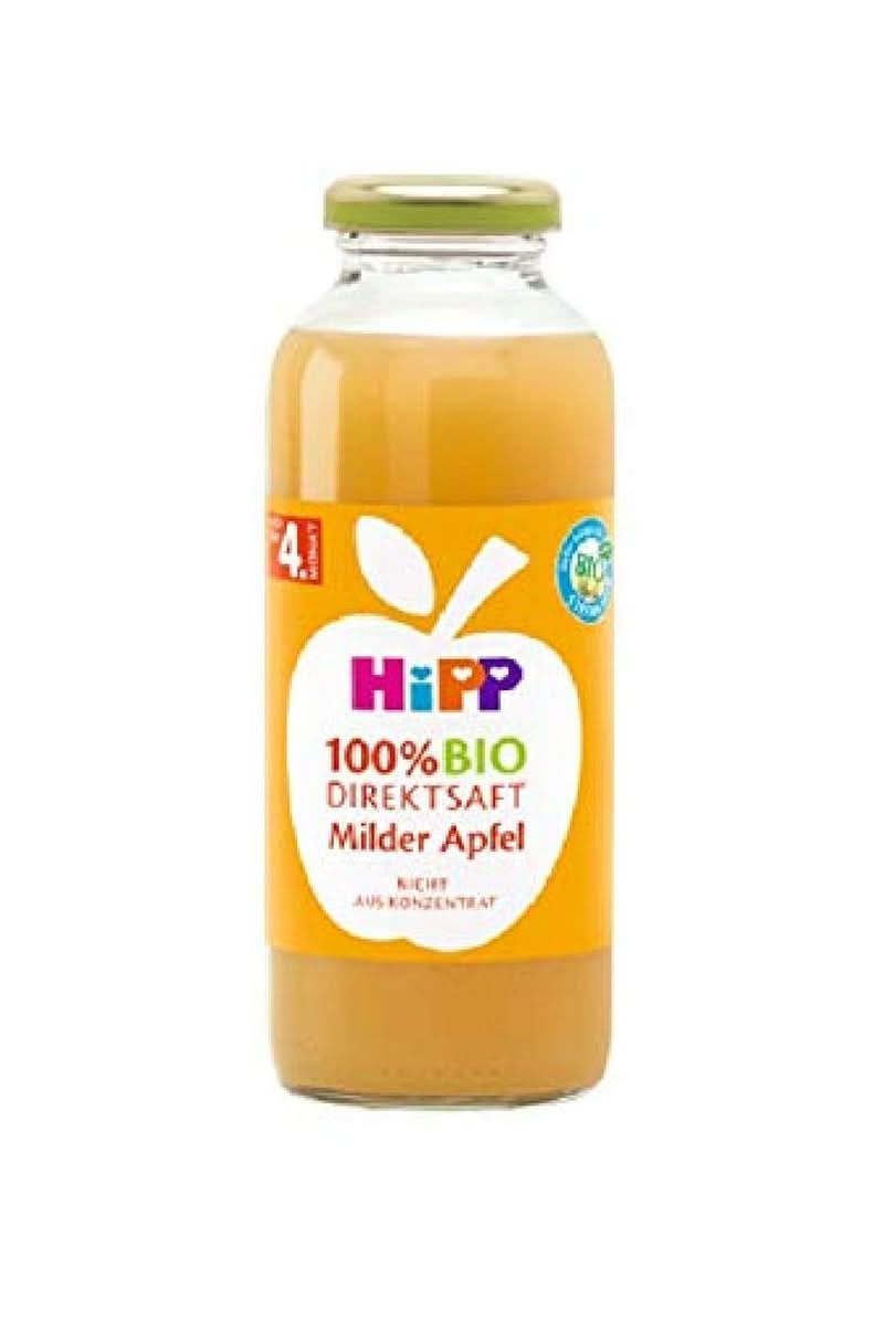 Hipp Zumos 100% ecológicos, multifruta con zanahoria, pack de 6 (6 x 330 ml) Naty Shop 6 x 330 ml Manzanas