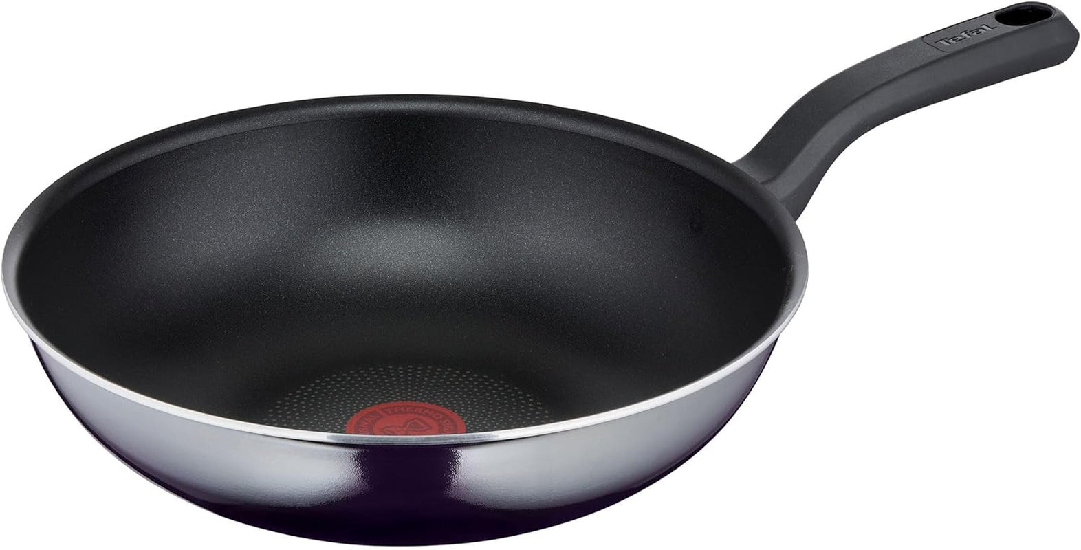 Tefal D52606 Resist, Recubrimiento Antiadherente de Titanio Ollas y Sartenes Naty Shop 28 Cm/Wok