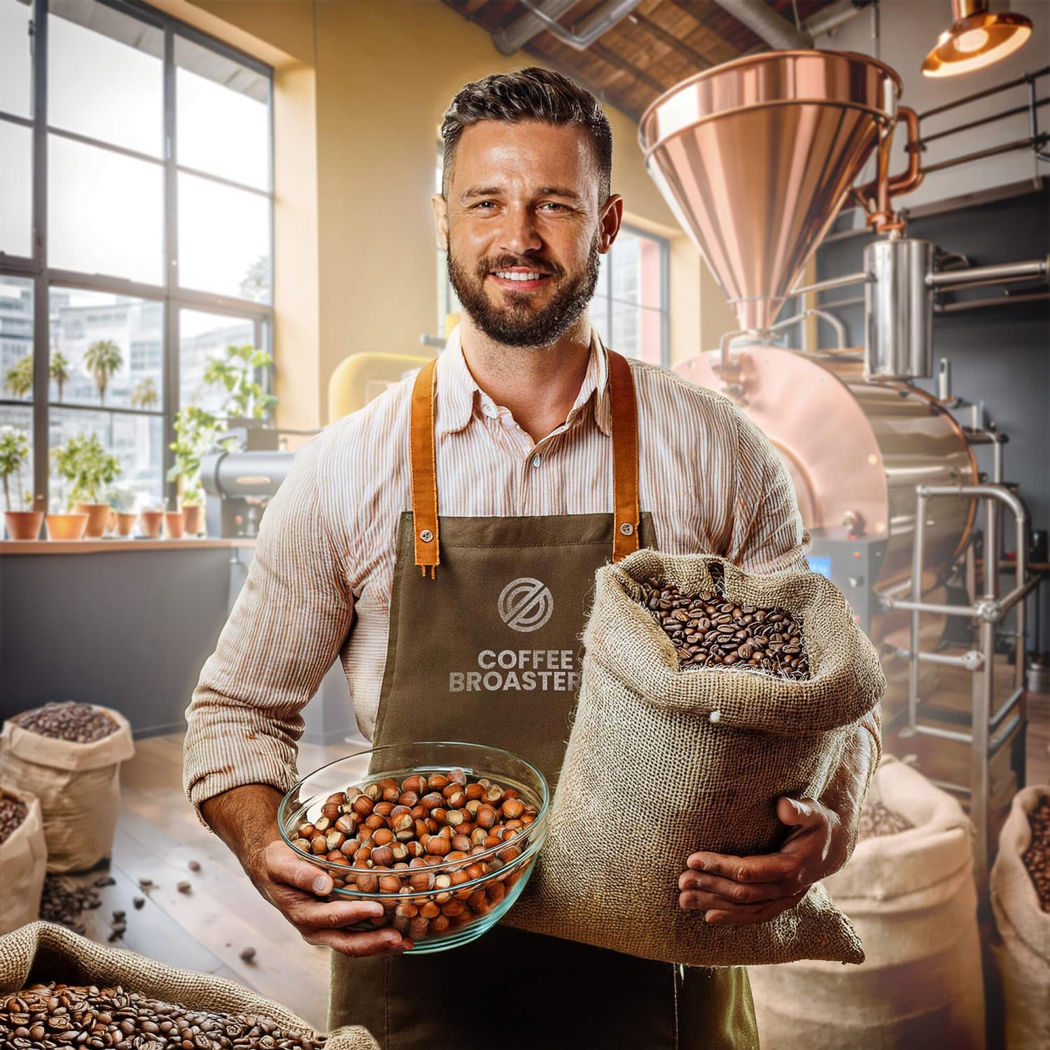 Set boabe de cafea 2x1kg 2000g | Brazil Mogiana | Cafea braziliană | Cafea specială | Proaspăt prăjită | Prăjitor artizanal de cafea