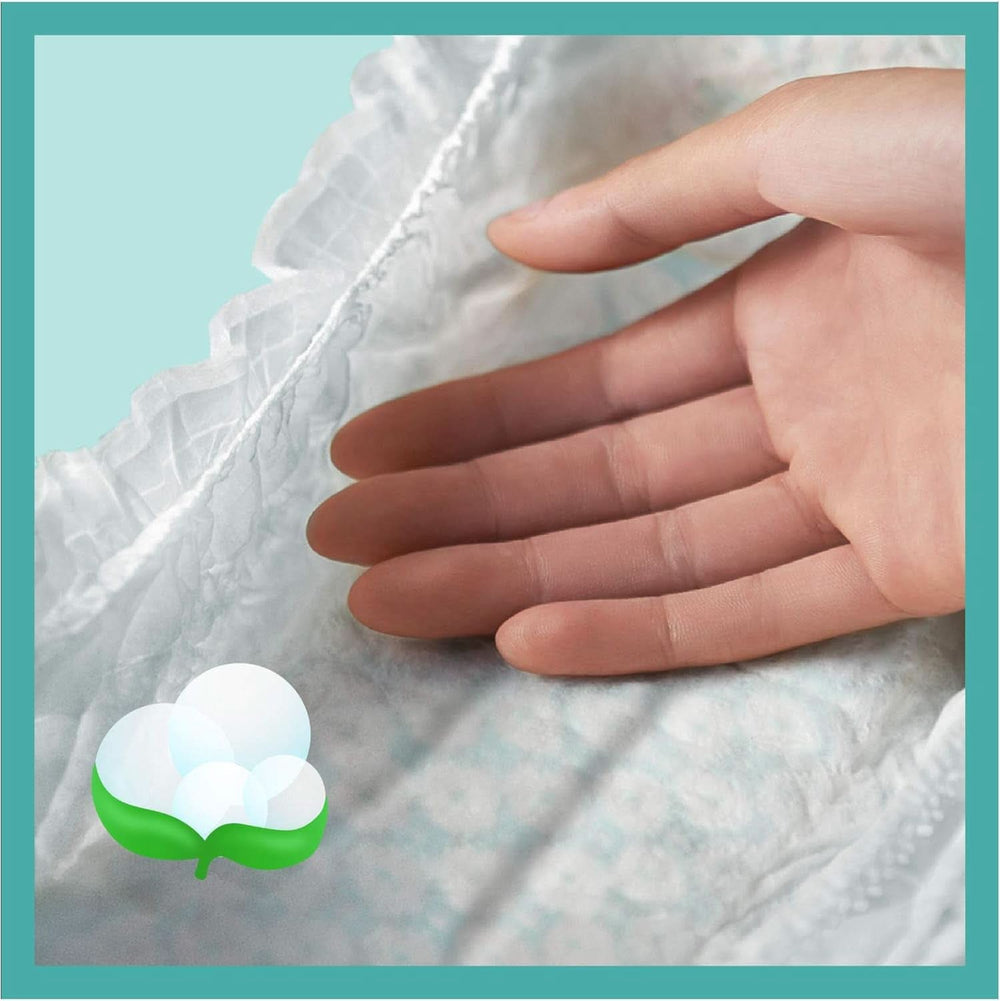 Pampers (versión clásica), pañales para bebés talla 4+ (10-15 kg), 100 uds Madre e Hijo Naty Shop