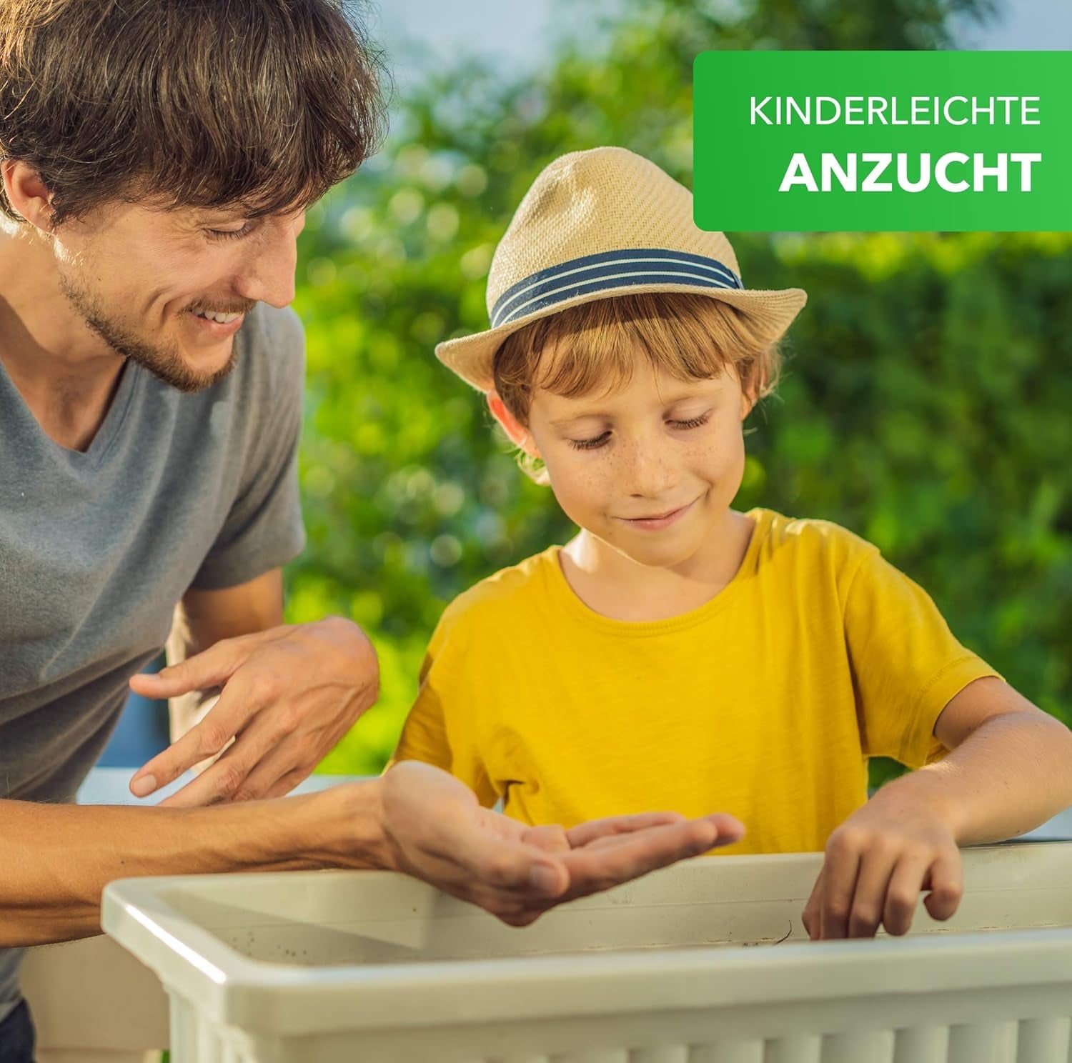 Magic of Nature Mezcla para cajas de balcón - 10 g de semillas - Plantas aptas para las abejas - Fácil de usar - Paraíso de las abejas - 5 especies nativas cultivadas - Adecuado para jardineras y maceteros