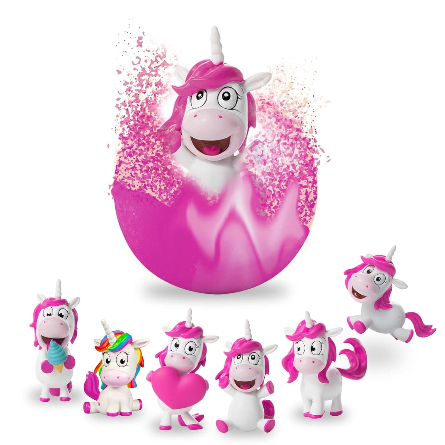 UNICORNIO TINTA | Bomba de baño para niños con sorpresa, 100 G, unicornio, aroma a palomitas Madre e Niño Naty Shop