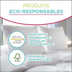 Blanrève - Edredón Serenité - Tratamiento antiácaros - Templado 300 G/M² - 140 X 200 Cm - Para cama individual - Lavable a máquina, blanco Edredones y edredones Naty Shop