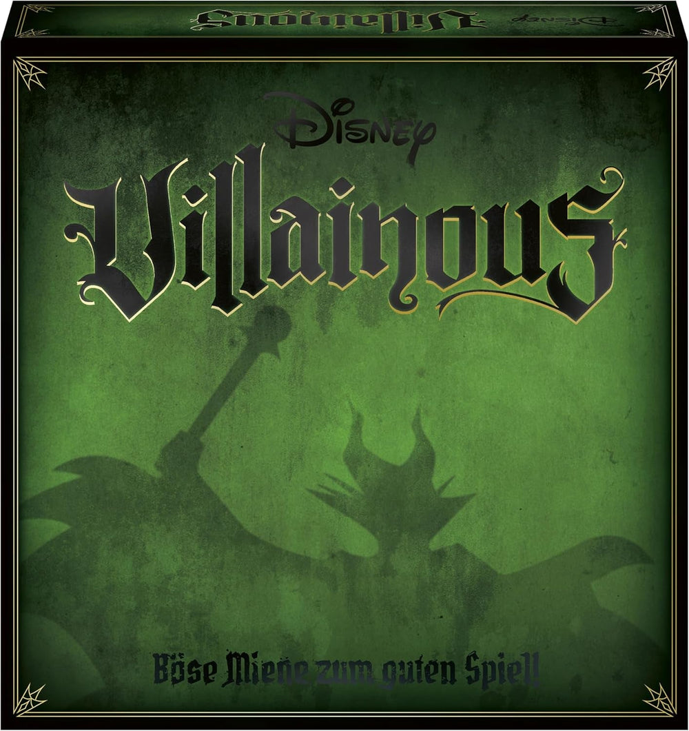 Ravensburger Family Game Disney Villainous, joc de societate pentru copii și adulți, 2-6 jucători, joc de petrecere pentru vârste de 10 ani și peste cu ticăloși Disney